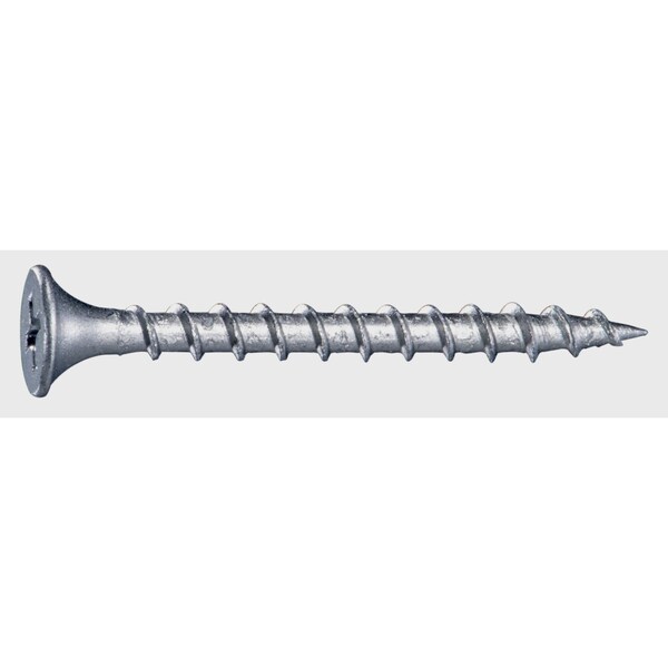 Buildright Deck Screw, #6 x 1-5/8 in, Steel, Flat Head, Phillips Drive, 676 PK 53991 - main